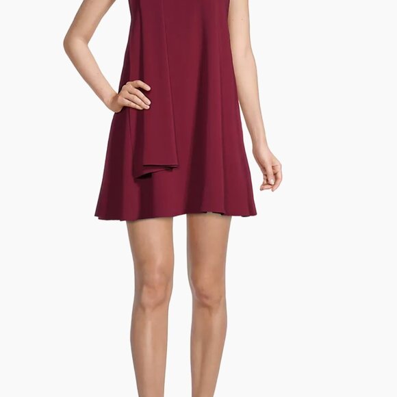 Kynlee minidress by Black Halo Size: Large Color: Merlot - Picture 2 of 4